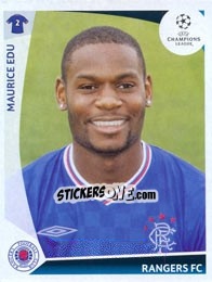 Sticker Maurice Edu - UEFA Champions League 2009-2010 - Panini