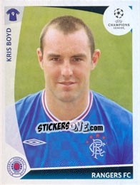 Sticker Kris Boyd - UEFA Champions League 2009-2010 - Panini