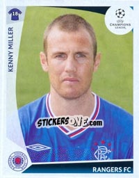 Sticker Kenny Miller - UEFA Champions League 2009-2010 - Panini