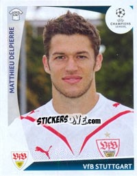 Sticker Matthieu Delpierre - UEFA Champions League 2009-2010 - Panini