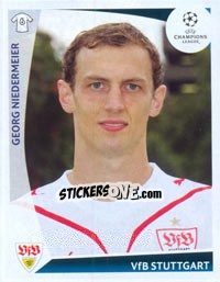 Sticker Georg Niedermeier - UEFA Champions League 2009-2010 n. 454 - Panini