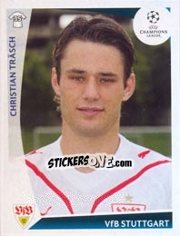 Sticker Christian Träsch - UEFA Champions League 2009-2010 n. 455 - Panini