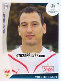 Sticker Timo Gebhart - UEFA Champions League 2009-2010 n. 458 - Panini