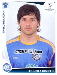 Sticker Pablo Brandan - UEFA Champions League 2009-2010 - Panini