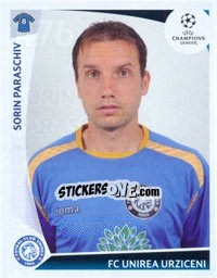 Figurina Sorin Paraschiv - UEFA Champions League 2009-2010 - Panini