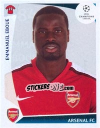 Sticker Emmanuel Eboue - UEFA Champions League 2009-2010 - Panini
