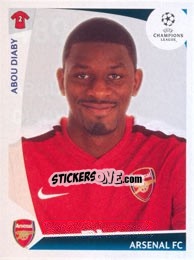 Sticker Abou Diaby - UEFA Champions League 2009-2010 - Panini