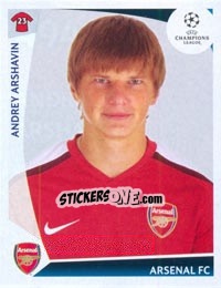 Sticker Andrey Arshavin - UEFA Champions League 2009-2010 - Panini