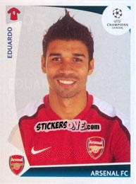 Sticker Eduardo da Silva - UEFA Champions League 2009-2010 n. 495 - Panini