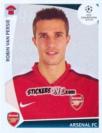 Sticker Robin van Persie - UEFA Champions League 2009-2010 n. 496 - Panini