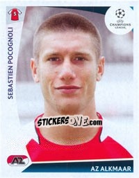 Sticker Sebastien Pocognoli - UEFA Champions League 2009-2010 - Panini