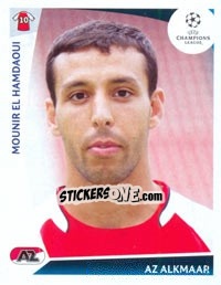 Cromo Mounir El Hamdaoui - UEFA Champions League 2009-2010 - Panini