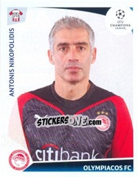 Sticker Antonios Nikopolidis - UEFA Champions League 2009-2010 - Panini