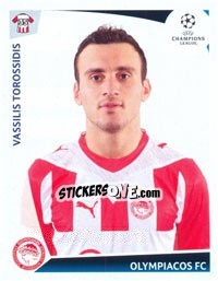 Sticker Vasilis Torosidis - UEFA Champions League 2009-2010 - Panini