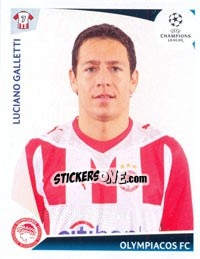 Sticker Luciano Galletti - UEFA Champions League 2009-2010 - Panini