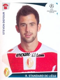 Sticker Steven Defour - UEFA Champions League 2009-2010 - Panini