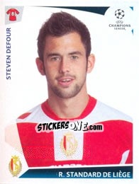 Sticker Steven Defour - UEFA Champions League 2009-2010 n. 540 - Panini