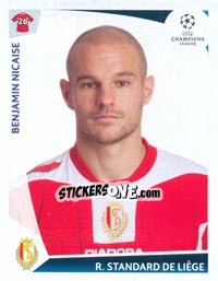 Sticker Benjamin Nicaise - UEFA Champions League 2009-2010 - Panini