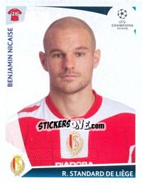 Cromo Benjamin Nicaise - UEFA Champions League 2009-2010 - Panini