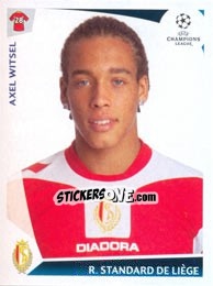 Sticker Axel Witsel - UEFA Champions League 2009-2010 n. 543 - Panini