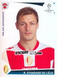 Figurina Milan Jovanovic - UEFA Champions League 2009-2010 - Panini