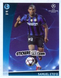Sticker Samuel Eto'o - UEFA Champions League 2009-2010 n. 559 - Panini