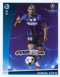 Sticker Samuel Eto'o - UEFA Champions League 2009-2010 - Panini