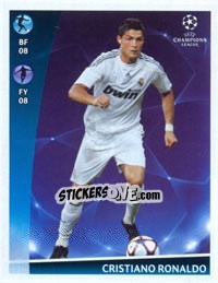 Sticker Cristiano Ronaldo - UEFA Champions League 2009-2010 n. 560 - Panini