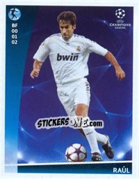 Sticker Raúl González - UEFA Champions League 2009-2010 - Panini