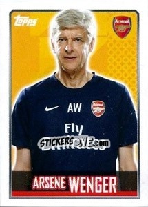 Sticker Arsene Wenger - Premier League Inglese 2013-2014 n. 4 - Topps