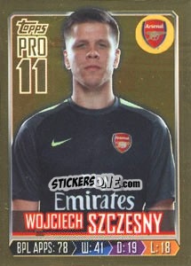 Cromo Wojciech Szczęsny - Premier League Inglese 2013-2014 - Topps