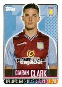 Sticker Ciaran Clark - Premier League Inglese 2013-2014 n. 26 - Topps