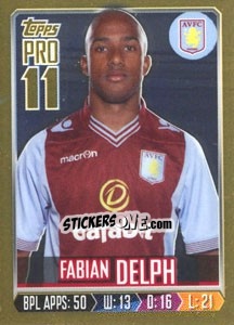 Sticker Fabian Delph - Premier League Inglese 2013-2014 n. 29g - Topps