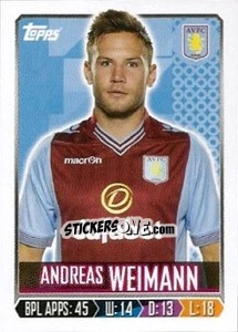 Figurina Andreas Weimann - Premier League Inglese 2013-2014 - Topps