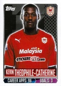 Sticker Kévin Théophile-Catherine - Premier League Inglese 2013-2014 n. 41 - Topps