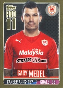 Sticker Gary Medel - Premier League Inglese 2013-2014 n. 45g - Topps