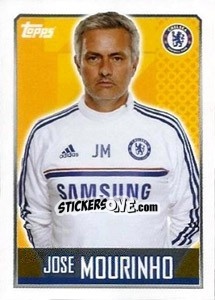 Figurina Jose Mourinho - Premier League Inglese 2013-2014 - Topps