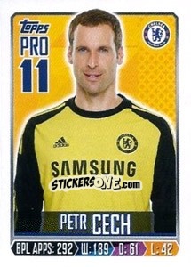 Sticker Petr Cech - Premier League Inglese 2013-2014 n. 55 - Topps