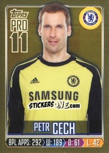 Sticker Petr Cech - Premier League Inglese 2013-2014 n. 55g - Topps