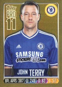 Figurina John Terry - Premier League Inglese 2013-2014 - Topps