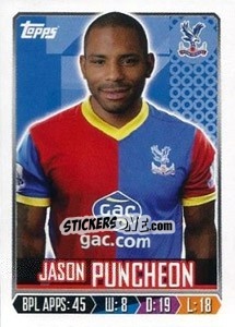 Sticker Jason Puncheon - Premier League Inglese 2013-2014 - Topps