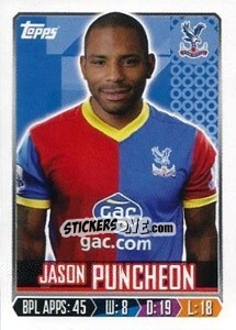 Sticker Jason Puncheon - Premier League Inglese 2013-2014 n. 76 - Topps