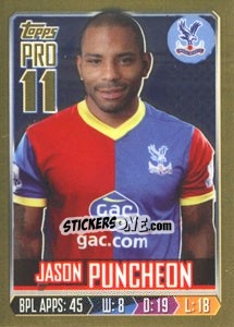 Figurina Jason Puncheon - Premier League Inglese 2013-2014 - Topps