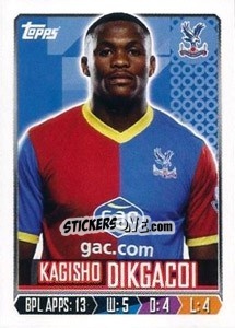 Figurina Kagisho Dikgacoi - Premier League Inglese 2013-2014 - Topps