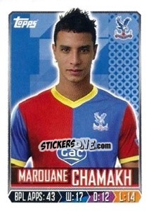 Figurina Marouane Chamakh - Premier League Inglese 2013-2014 n. 80 - Topps