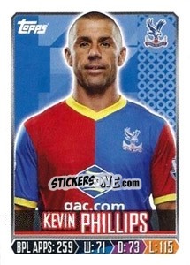 Figurina Kevin Phillips - Premier League Inglese 2013-2014 - Topps