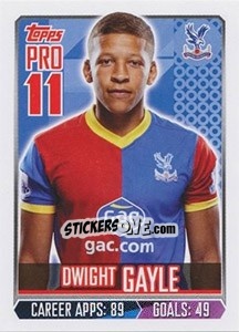 Figurina Dwight Gayle - Premier League Inglese 2013-2014 n. 82 - Topps