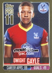 Cromo Dwight Gayle - Premier League Inglese 2013-2014 n. 82g - Topps