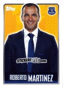 Sticker Roberto Martinez - Premier League Inglese 2013-2014 n. 84 - Topps
