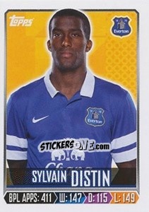 Sticker Sylvain Distin - Premier League Inglese 2013-2014 n. 89 - Topps